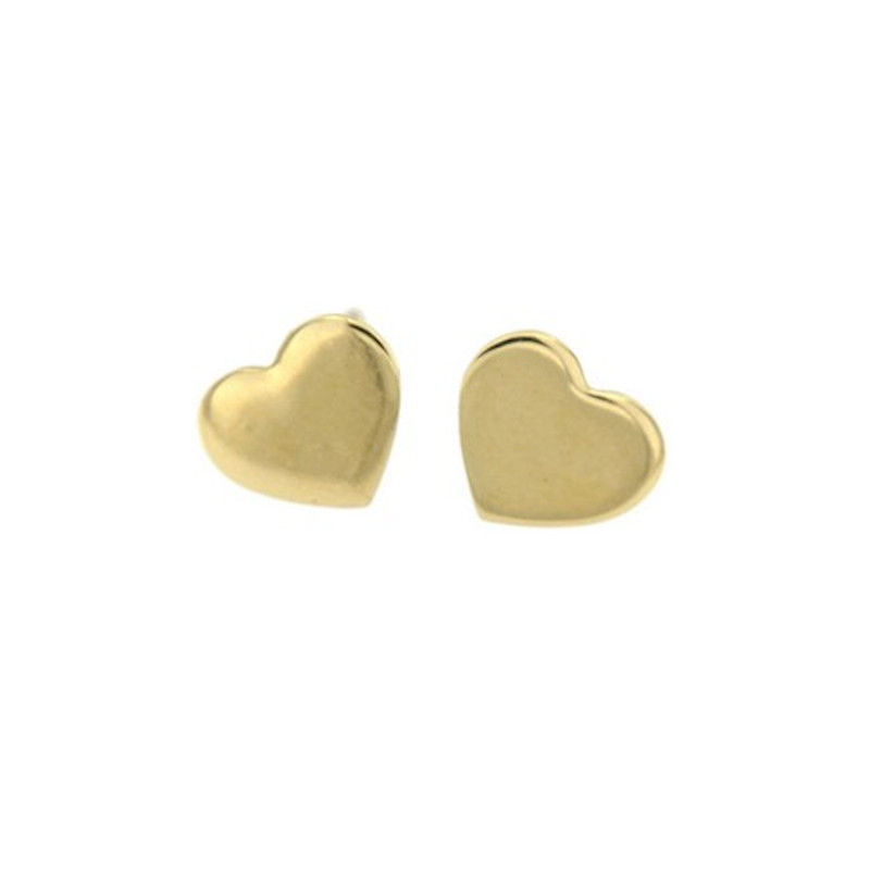 Marco Gerbella Orecchini Lastra Cuore Oro Rosa Ref. CL-OT-14-XR - Tomasini Francia