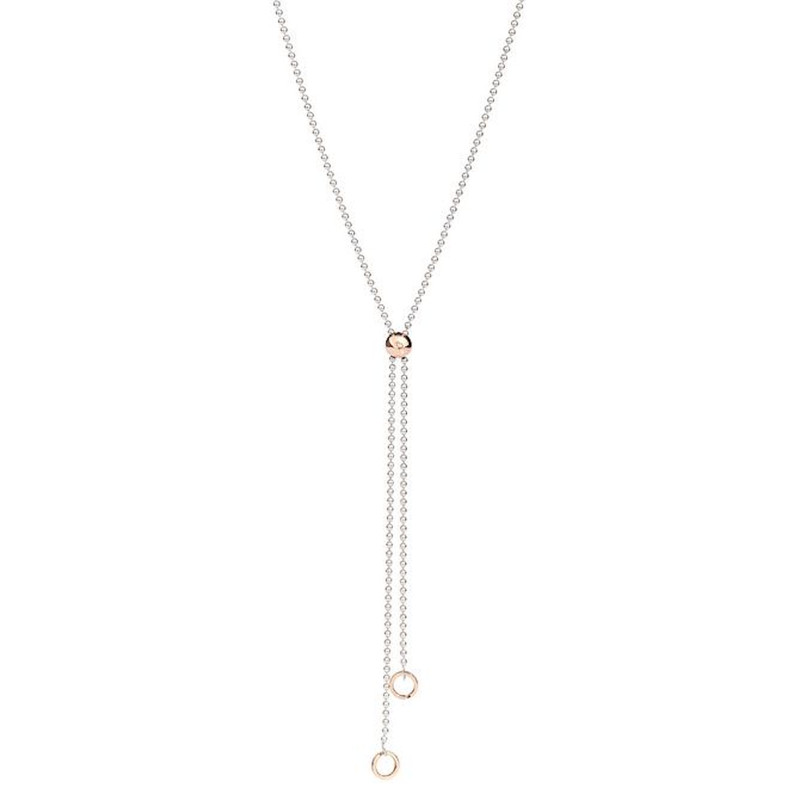 Dodo Collana Bollicine In Argento Con Pepita Scorrevole Ref. DCBALL/9/A - Tomasini Francia