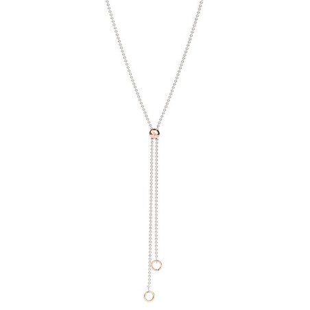 Dodo Collana Bollicine In Argento Con Pepita Scorrevole Ref. DCBALL/9/A - Tomasini Francia