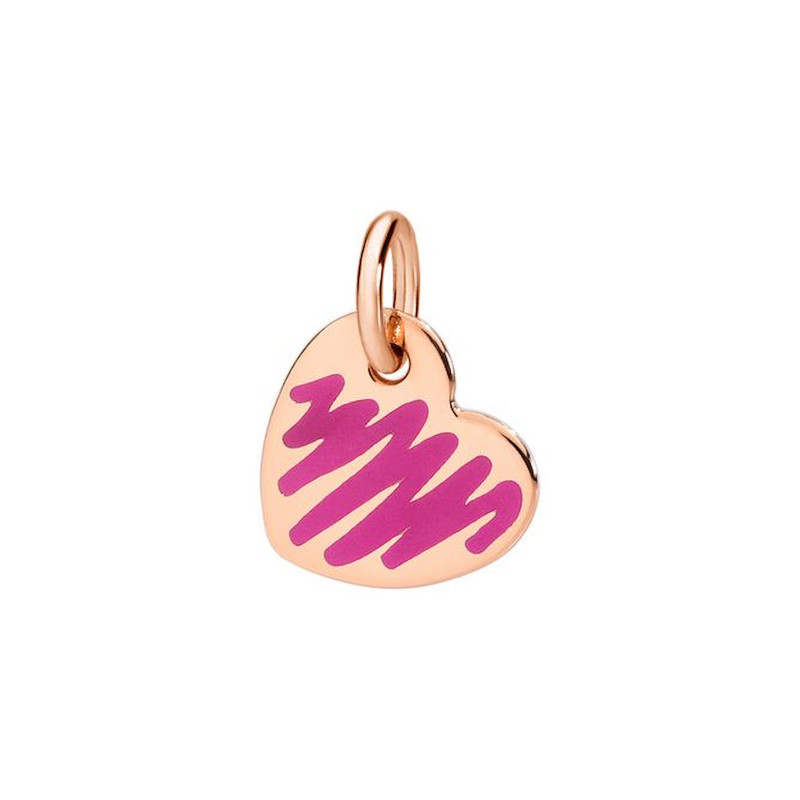 Dodo Ciondolo Cuore Pink Ref. DMCUORG/9/PINK - Tomasini Francia