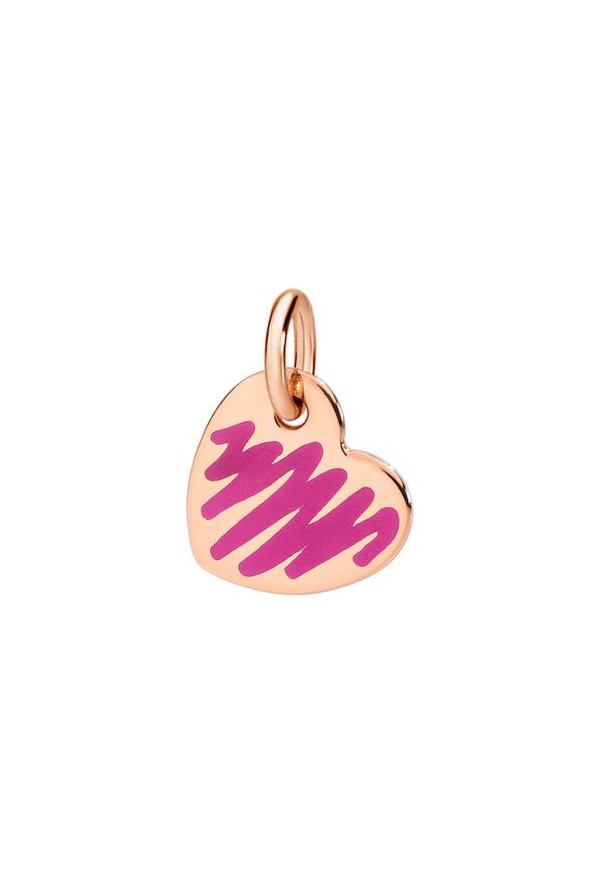 Dodo Ciondolo Cuore Pink Ref. DMCUORG/9/PINK - Tomasini Francia