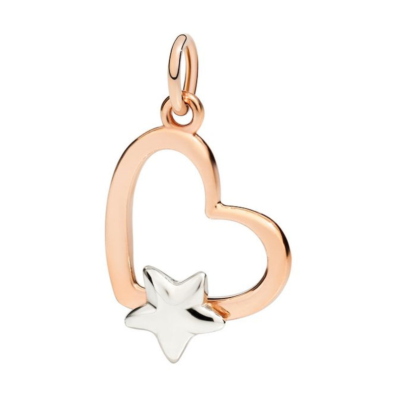Dodo Ciondolo Cuore Silhouette Ref. DMCUT/9/ST9B/K - Tomasini Francia
