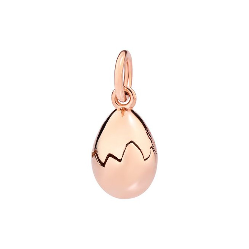 Dodo Ciondolo Uovo Oro Rosa Ref. DMEGGP/9 - Tomasini Francia