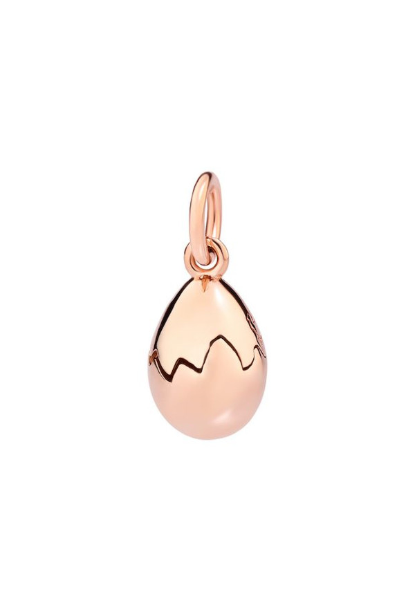 Dodo Ciondolo Uovo Oro Rosa Ref. DMEGGP/9 - Tomasini Francia