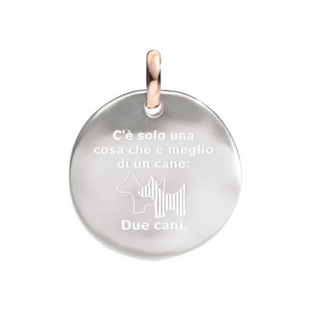 Queriot Moneta " C'è Solo Una Cosa Meglio Di Un Cane: Due Cani" Ref. F13A03M9235 - Tomasini Francia
