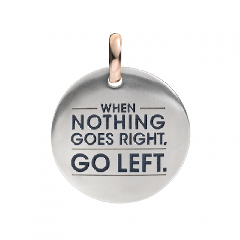 Moneta Queriot "when Nothing Goes Right: Go Left" Ref. F14A03M5748 - Tomasini Francia