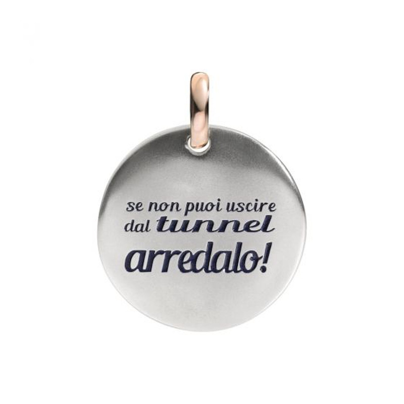 Queriot Moneta Argento "se Non Puoi Uscire Dal Tunnel: Arredalo" Ref. F15A03M5349 - Tomasini Francia