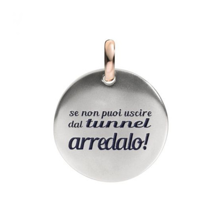 Queriot Moneta Argento "se Non Puoi Uscire Dal Tunnel: Arredalo" Ref. F15A03M5349 - Tomasini Francia