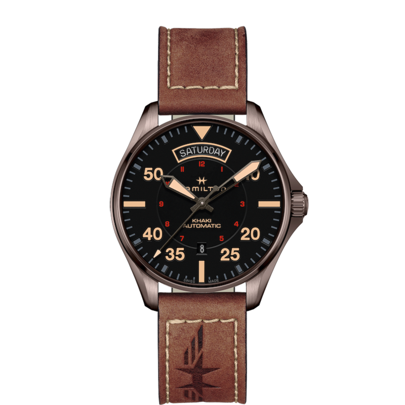 Hamilton Khaki Aviation Day Date Ref. H64605531 - Tomasini Francia