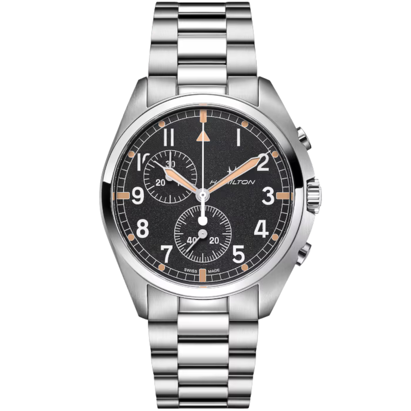 Hamilton Khaki Aviation Pilot Pioneer Chrono Quartz Ref. H76522131 - Tomasini Francia