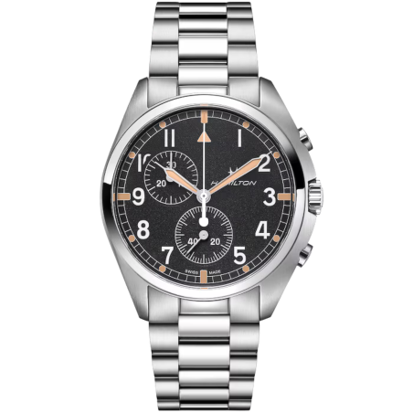 Hamilton Khaki Aviation Pilot Pioneer Chrono Quartz Ref. H76522131 - Tomasini Francia