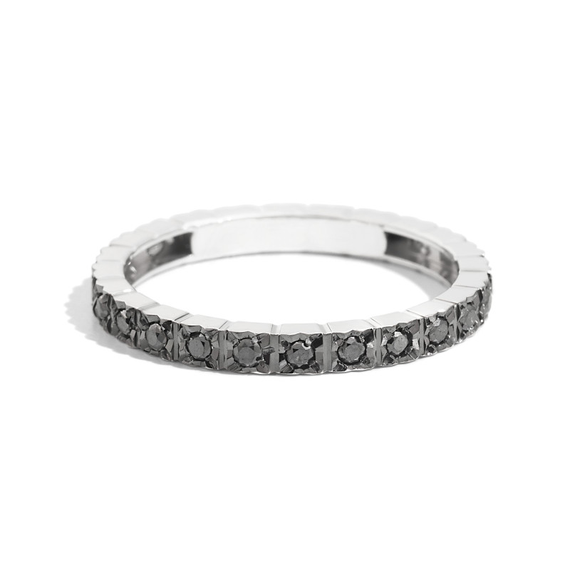 Reacrlo Veretta Facecube Diamanti Neri Misura 14 Ref. R39GD906/DK040-14 - Tomasini Francia