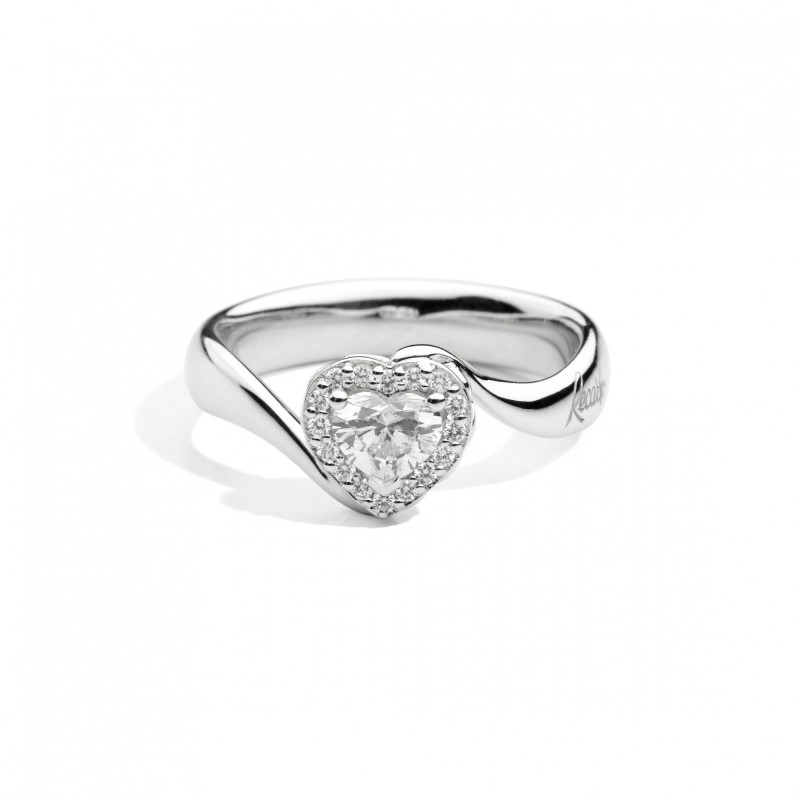 Recarlo Anello Solitario Cuore Anniversary Love Ref. R67SC002/040-14 - Tomasini Francia