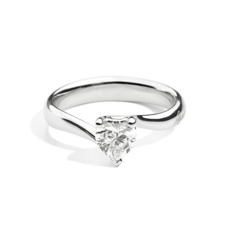 Recarlo Anello Solitario Anniversary Love Taglio Cuore 0.35 Kt R67so001/035-13 Ref. R67SO001/035-13 - Tomasini Francia