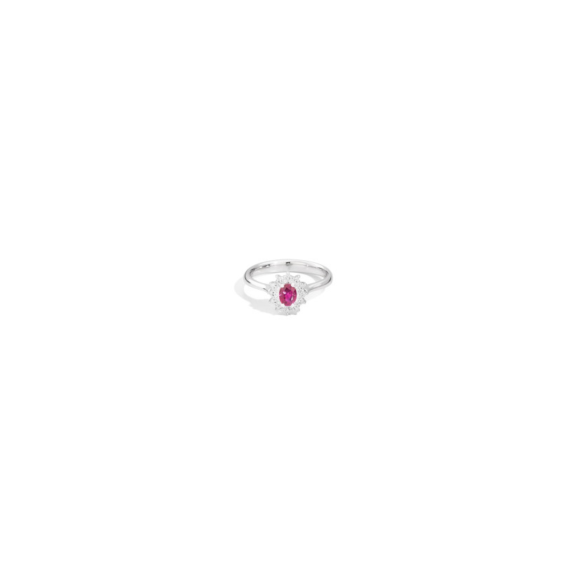 Recarlo Anello Rubino E Diamanti R77cc001/rb-13 Ref. R77CC001/RB-13 - Tomasini Francia