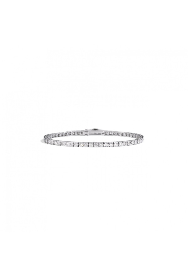 Recarlo Bracciale Facecube Diamanti Biachi Misura 17 Cm Ref. T39SE886/D-17 - Tomasini Francia