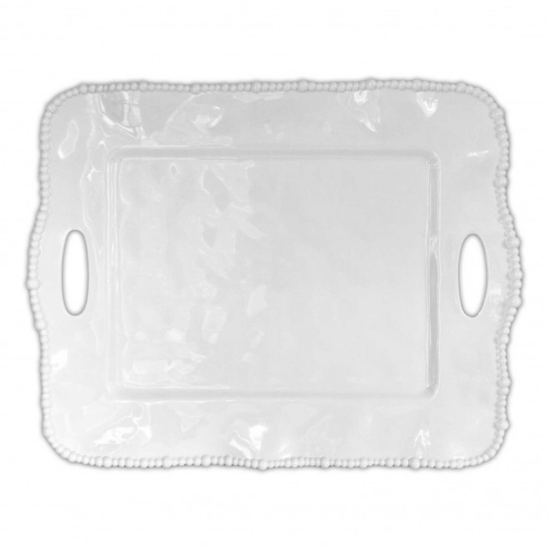 Baci Milano Rectangular Tray With Handles Ref. TRAY.COL01 - Tomasini Francia