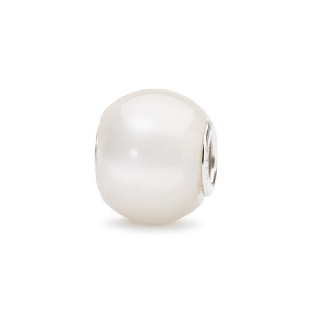 Trollbeads Beads Pietra Di Luna Bianca Rotonda Ref. TSTBE-00017 - Tomasini Francia