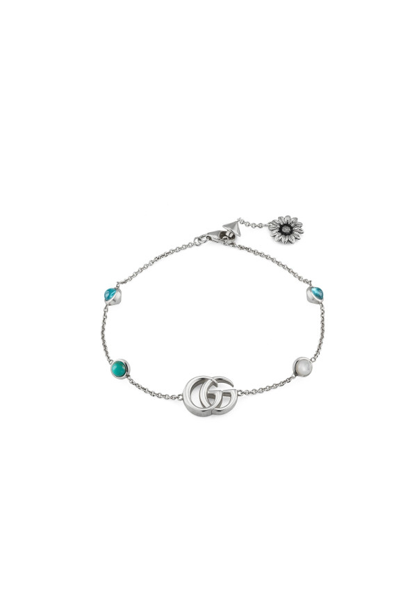 Gucci Bracciale Gg Marmont Con Turchese Ref. YBA527393001 - Tomasini Francia