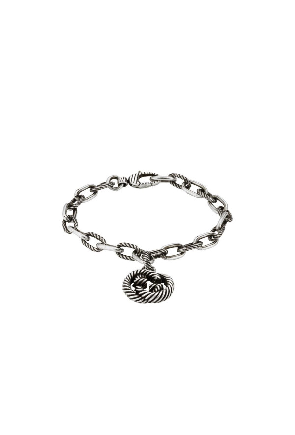 Gucci Bracciale Interlocking Gg Pendente Ref. YBA607158001 - Tomasini Francia
