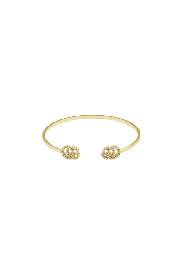 Gucci Bracciale Oro Giallo E Diamanti Gg Running Ref. YBA627592001 - Tomasini Francia