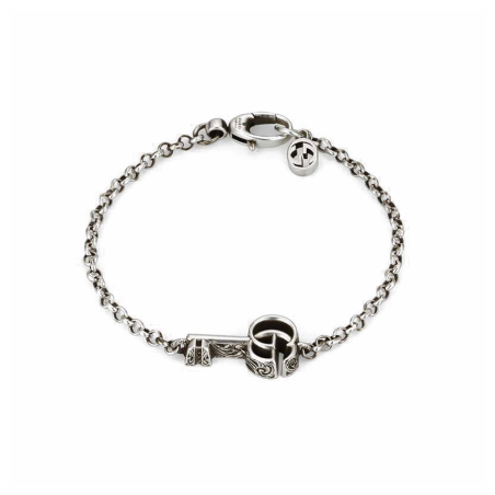 Gucci Bracciale In Argento Chiavetta Gg Marmont Ref. YBA632207001 - Tomasini Francia