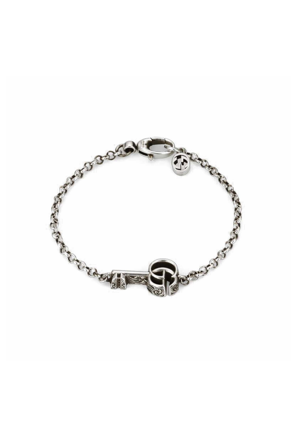 Gucci Bracciale In Argento Chiavetta Gg Marmont Ref. YBA632207001 - Tomasini Francia