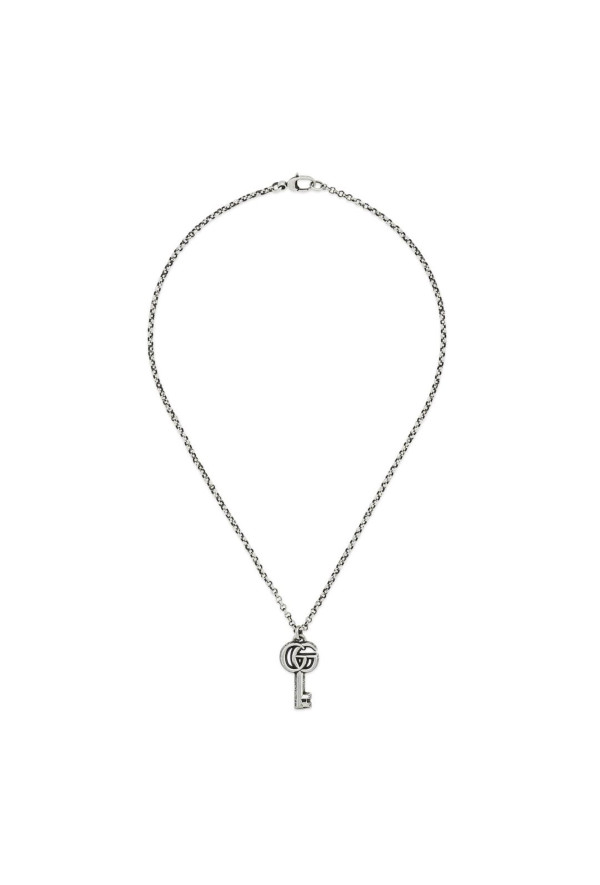 Gucci Collana In Argento Chiavetta Gg Marmont Ref. YBB627757001 - Tomasini Francia