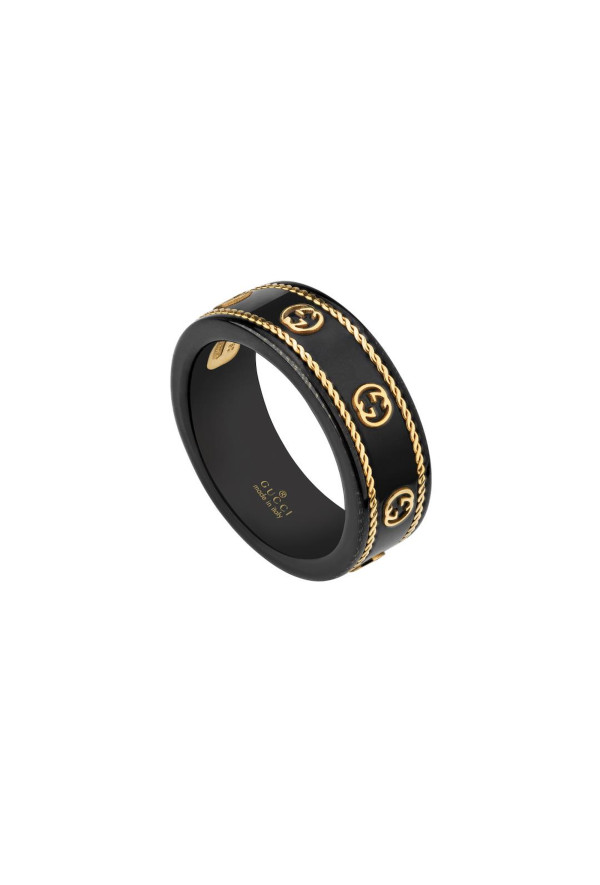 Gucci Anello Icon Con Gg In Oro Giallo Ref. YBC606826001 - Tomasini Francia