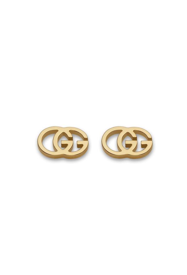 Gucci Orecchini Lobo In Oro Giallo Gg Running Ref. YBD094074002 - Tomasini Francia