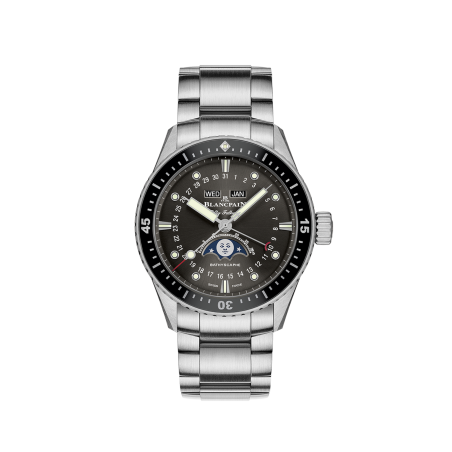 Blancpain Fifty Fathoms Bathyscaphe Quantième Complet Phases de Lune Ref. 5054 1110 71S - Tomasini Francia