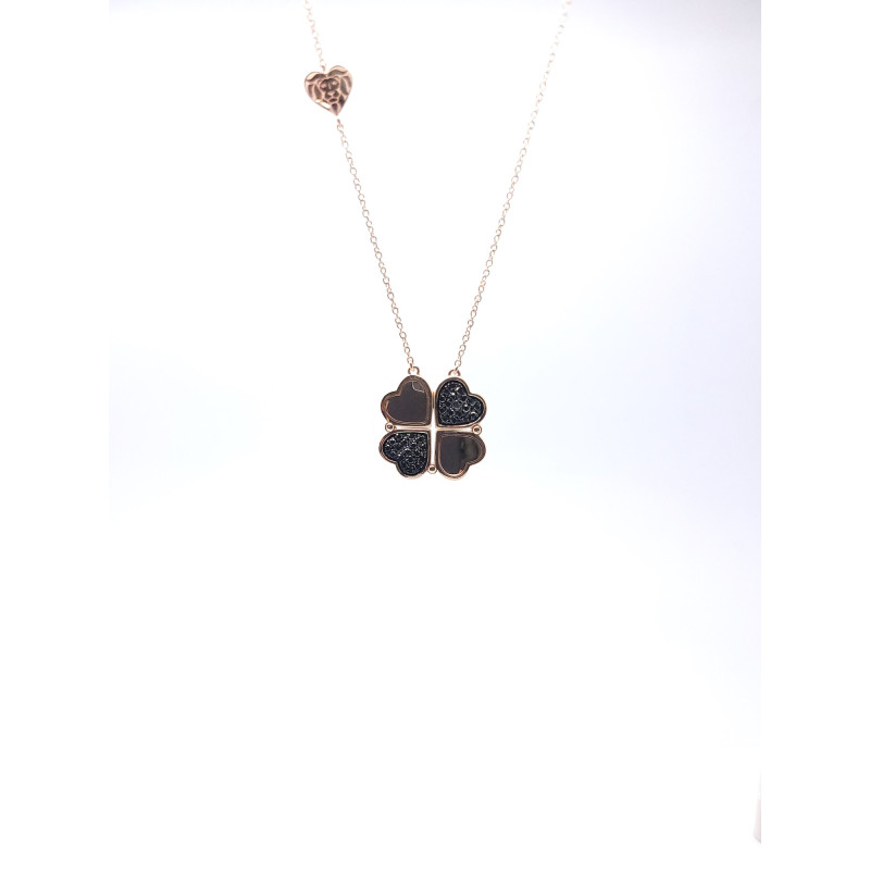 Love & Luck Girocollo Diamanti Neri Ref. CDLC010 - Tomasini Francia