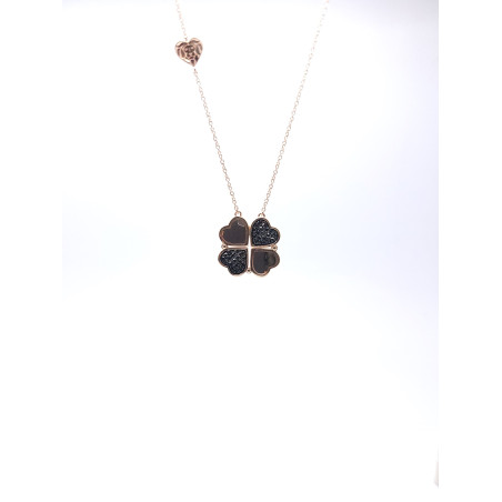 Love & Luck Girocollo Diamanti Neri Ref. CDLC010 - Tomasini Francia