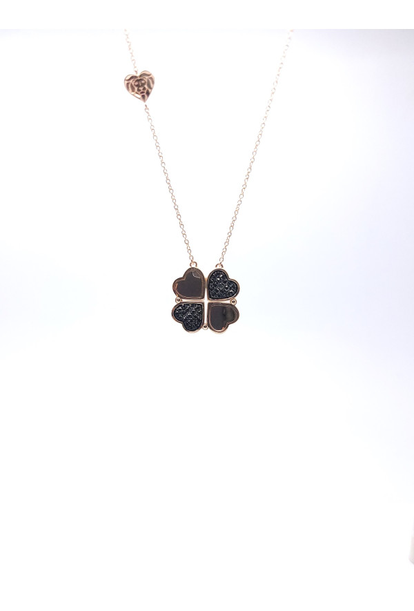 Love & Luck Girocollo Diamanti Neri Ref. CDLC010 - Tomasini Francia