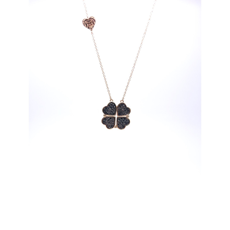 Love & Luck Girocollo Diamanti Neri