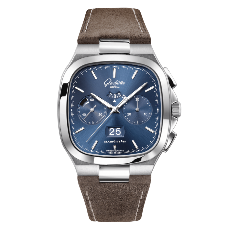 Glashütte Original Seventies Chronograph Panorama Date Ref. 1-37-02-08-02-62 - Tomasini Francia