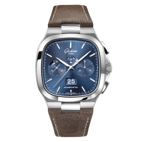 Glashütte Original Seventies Chronograph Panorama Date Ref. 1-37-02-08-02-62 - Tomasini Francia