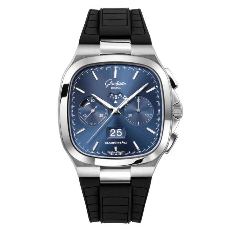 Glashütte Original Seventies Chronograph Panorama Date Ref. 1-37-02-08-02-63 - Tomasini Francia