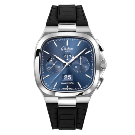 Glashütte Original Seventies Chronograph Panorama Date Ref. 1-37-02-08-02-63 - Tomasini Francia