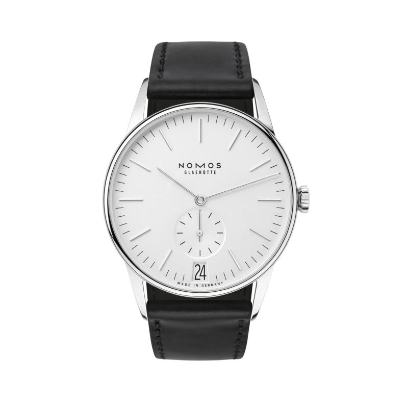 Nomos Glashütte Orion 38 Datario Bianco Ref. 381 - Tomasini Francia