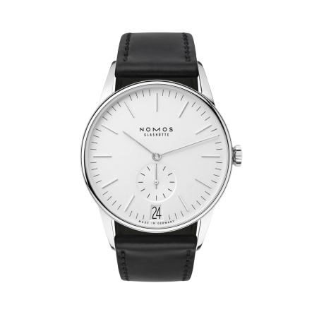 Nomos Glashütte Orion 38 Datario Bianco Ref. 381 - Tomasini Francia