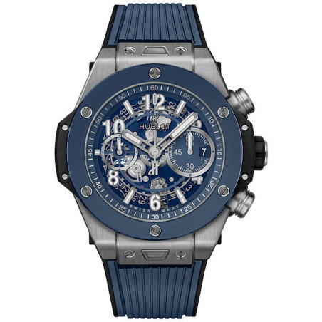 Hublot Big Bang Unico Titanium Blue Ceramic Ref. 421.NL.5170.RX - Tomasini Francia