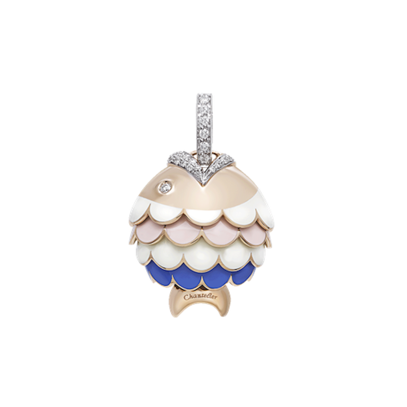 Chantecler Paillettes Fish Pendant Ref. 42317 - Tomasini Francia