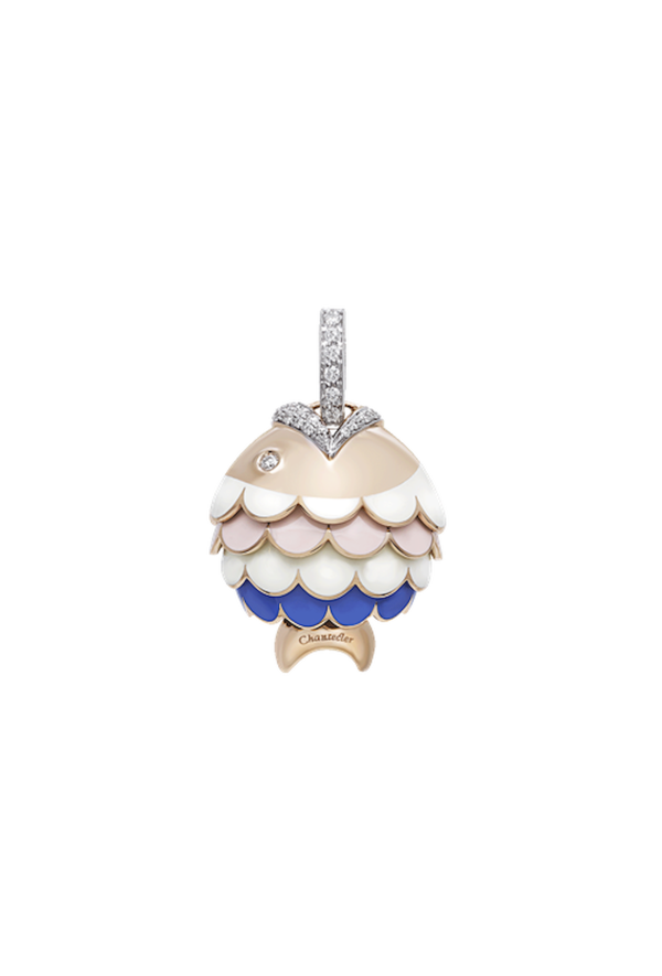 Chantecler Paillettes Fish Pendant Ref. 42317 - Tomasini Francia