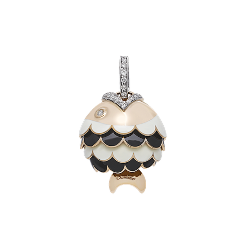 Chantecler Paillettes Fish Pendant Ref. 42318 - Tomasini Francia
