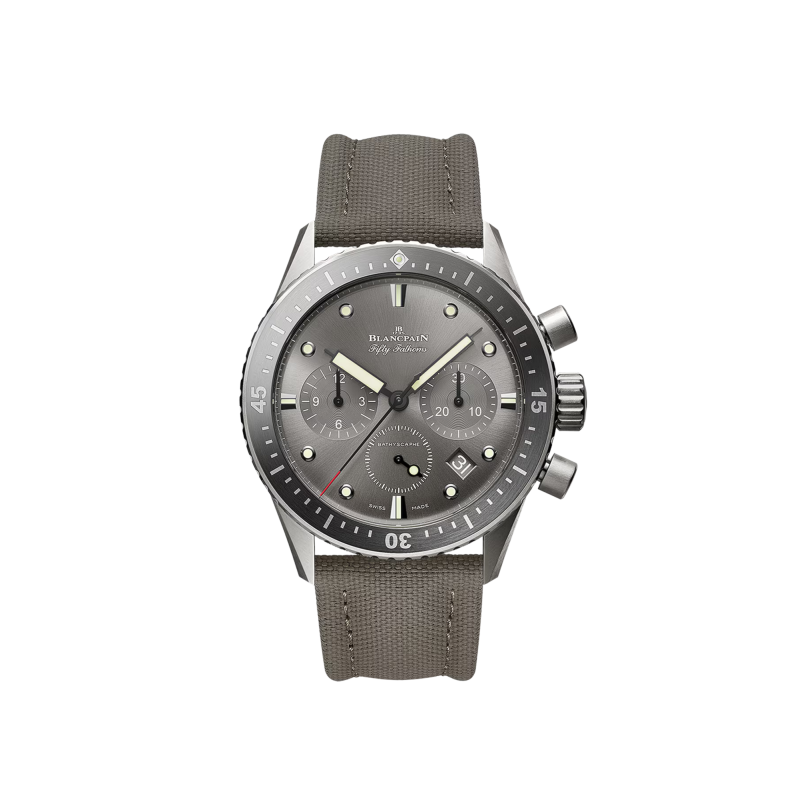Blancpain Fifty Fathoms Bathyscaphe Chronographe Flyback Ref. 5200 1210 G52A - Tomasini Francia