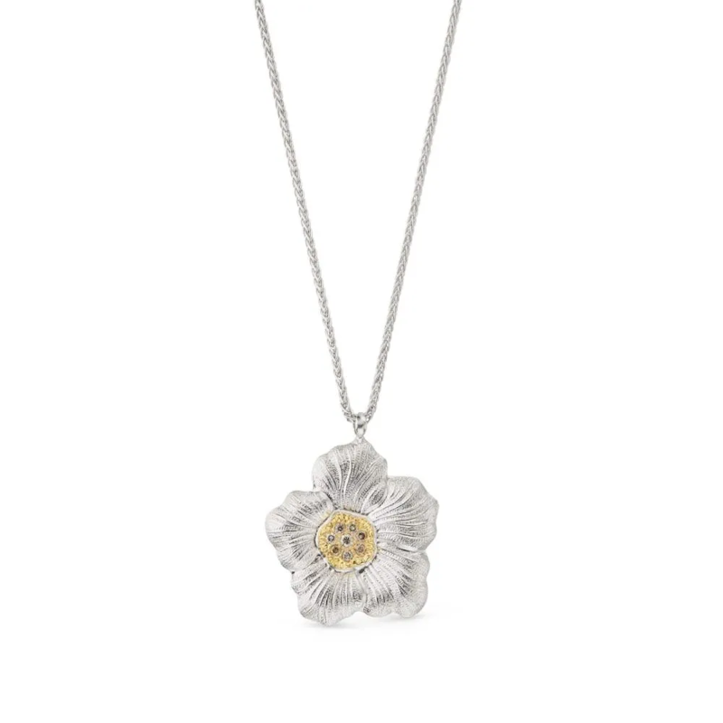 Ciondolo Buccellati Blossoms Diamonds JAGPEN016443XXX000 Ref. JAGPEN016443 - Tomasini Francia