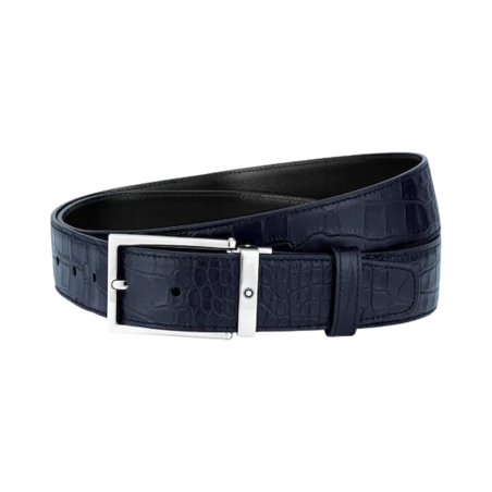 Cintura in pelle blu 35 mm MB126738 Ref. MB126738 - Tomasini Francia