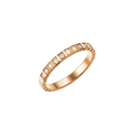 ANELLO, ORO ROSA ETICO, SEMI-PAVÉ DI DIAMANTI 8277025255 Ref. 827702-5255 - Tomasini Francia