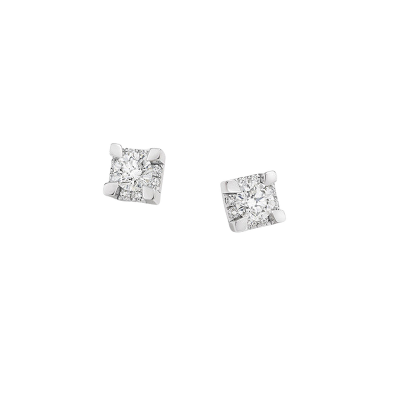 ORECCHINI IN ORO BIANCO E DIAMANTI BB39400A/0,24/1,60 Ref. BB39400A/0,24/1,60 - Tomasini Francia